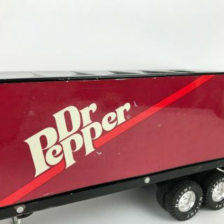 Vintage Metal Nylint Dr.  Pepper Tanker Collectible Semi Truck trailer 2