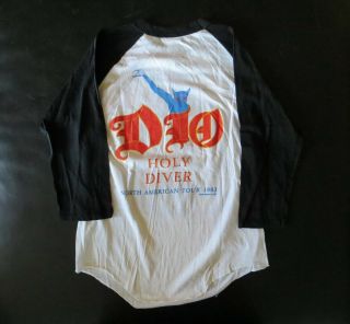 1983 Vintage Dio Concert Shirt: Holy Diver NA Tour: NEVER WORN,  NOS Gem 3