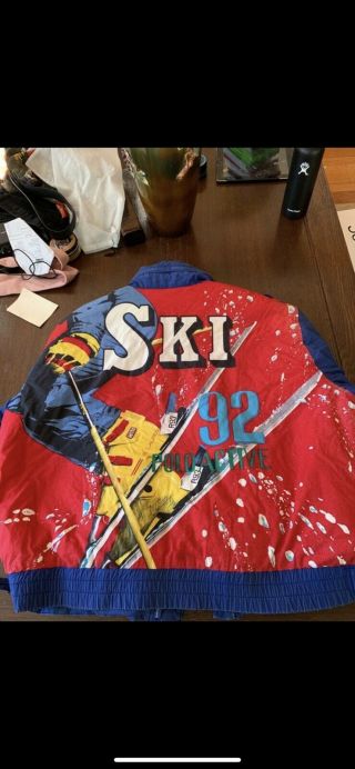 Vintage Polo Ralph Lauren Ski 92 Suicide Jacket