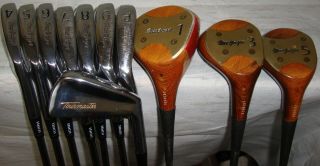 Macgregor Tourmaster Vintage Golf Club Irons 3 - P & Woods 1 3 5 Set Right Handed