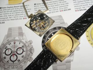 Jaeger - LeCoultre Mens Vintage 14k Solid Gold Wristwatch 5