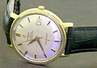 Omega Constellation 168004 Vintage Gold Capped Ss Automatic Men 