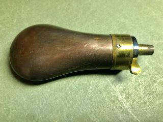 Great Tiny Antique Powder Flask In