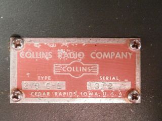 Vintage Collins Radio 270G - 1 Speaker for 75A,  51J,  etc – Looks & Sounds Great 7