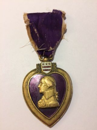 Early Wwii Numbered Purple Heart Medal