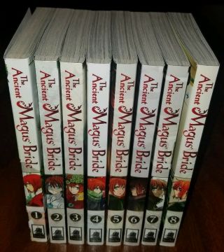 The Ancient Magus Bride 1 - 8 Manga Paperback English Graphic Novel 8 Books