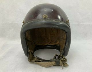Vintage Motorcycle Racing Helmet Leather Mchal Harley Playboy Bunny Rare