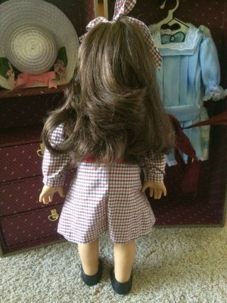 American Girl Samantha Parkington doll & steamer trunk w/ accessories 4