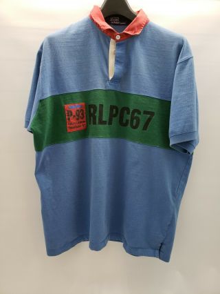 Vintage Polo Ralph Lauren Rugby Rlpc67 1993 Polo Sport Snow Beach P Wing Vintage