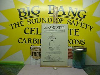 The Bangster - Apr - May,  1929 Issue Big Bang Cannon Carbide Cast Iron Conestoga Toy