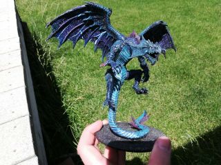 Void Dragon - Dungeons and Dragons/Pathfinders - Ancient Miniature - Painted 2