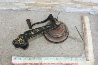 Antique Knitting Machine Sock Sewing Tool Metal Victorian Clip On Industrial 19c