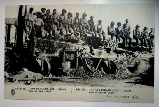 Wwi Turkey Dardanelles Ottoman Ko Fort Artillery Cap Helles Uk Photo Postcard