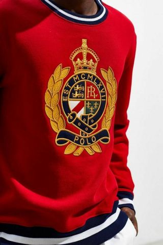 Polo Ralph Lauren Crest Sweatshirt Vintage CP93 Hi Tech Ski92 Pwing Stadium XXL 2