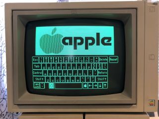 Vintage Apple IIe Computer W/ Monitor,  Floppy Drives,  Floppy Disks & 2