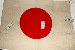 Ww2 Vintage Japanese National Flag Japanese Cotton 40 " X 52 " Huge