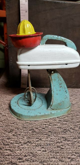 Vintage 1950s? RARE Battery Operated Childs Hand Mixer alps trademark 3
