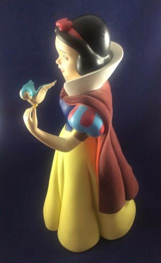 RARE Vintage Very Large SNOW WHITE Figurine Lighted Base Approximately 25” 2