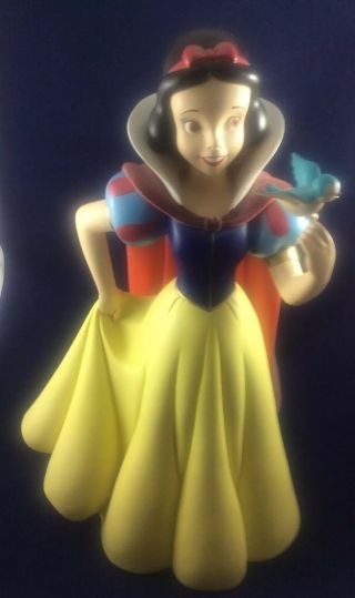 RARE Vintage Very Large SNOW WHITE Figurine Lighted Base Approximately 25” 3