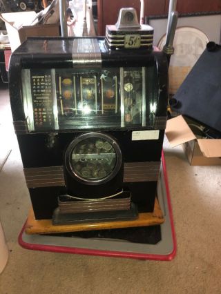 Callie Doughboy Antique Nickel Slot Machine