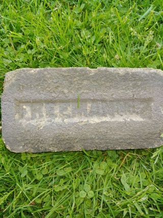 Rare Antique Brick Labeled “freemann 2” Salvaged Fire Brick 2 Ns Freeman Company