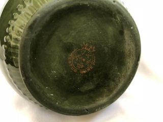 RARE Antique KTK Lotus Ware Grecian Vase Olive Green 