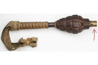 WW1 British No.  19 Hand Grenade Brass Fuze Body 4