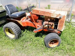 Vintage Gilson Brothers Lawn And Garden Tractor With 42 " Deck