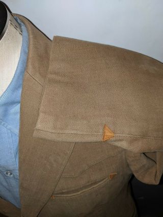 RARE Vtg 60s Ralph Lauren POLO WESTERN Twill Whipcord Coat Blazer Jacket 40R rrl 6
