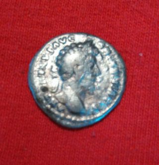 Ancient Roman Silver Coin: Denarius Marcus Aurelius