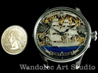 CORTEBERT Vintage Men ' s Wrist Watch Skeleton Noble Design Mens Wristwatch Swiss 11