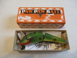 Rare And Paw Paw Old Chub In Crisp Box W/paper