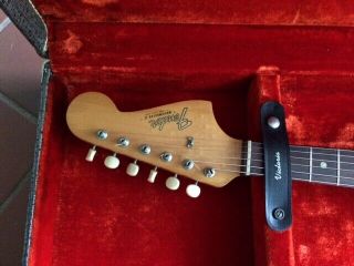 vintage 1966 fender musicmaster II electric guitar untouched with case 2