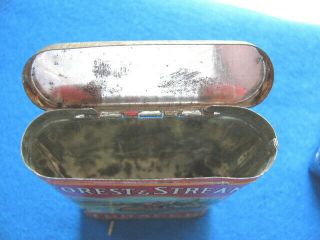 Vintage,  rare,  FOREST,  STREAM “FLY - FISHING” pocket tobacco tin 9