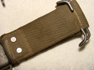 WWII US M3 Fighting Knife,  US M8 B.  M.  Co.  Scabbard 4