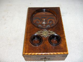 Antique Victorian Stereoscope & Postcad Viewer with Stereocards 4
