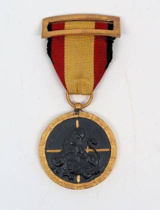 Ww2 German Pin Spain Cross Badge Medal Parade Bar Ww1 Legion Condor Ribbon Award