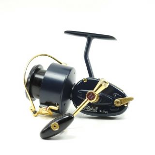 Mitchell 410dl Fishing Reel.  Gold And Blue.  Made In France.
