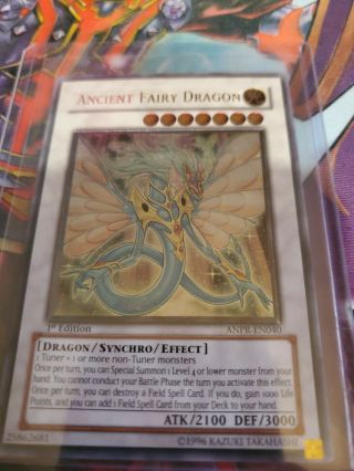 Ancient Fairy Dragon Anpr - En040 Ultimate Rare 1st Edition
