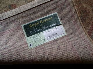 LARGE John Lewis Oriental Wool Rug by HANDMADE CARPETS LTD Floral Royal Keshan 11