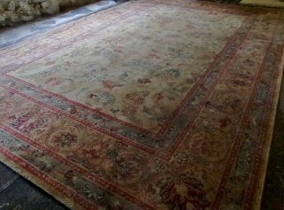 Large John Lewis Oriental Wool Rug By Handmade Carpets Ltd Floral Royal Keshan