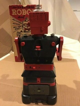 VINTAGE 1950 ' s MARX ELECTRIC ROBOT AND SON 6