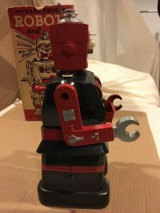 VINTAGE 1950 ' s MARX ELECTRIC ROBOT AND SON 7