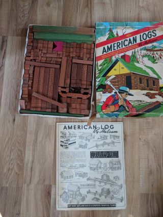 Vintage Hal - Sam American Logs With Instructions
