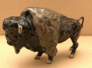 Vintage Toy Bison / Buffalo - Britains? - Made In France -