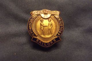 Post Ww I Lapel Pin To The National Association Of Discharged Sailors & Soldiers