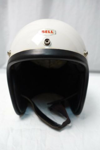 VINTAGE BELL TOPTEX 1960 ' S MOTORCYCLE RIDING HELMET SZ - 7 2