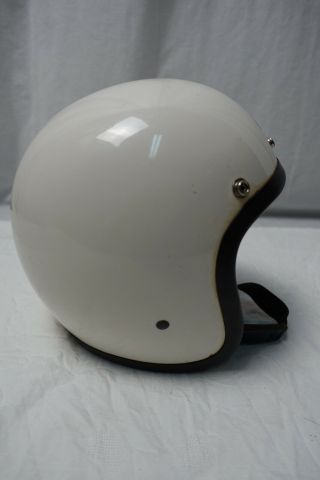 VINTAGE BELL TOPTEX 1960 ' S MOTORCYCLE RIDING HELMET SZ - 7 4