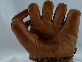 Vintage Ted Williams Wilson A2210 Baseball Glove Split Finger Autograph Model