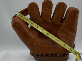 Vintage Ted Williams Wilson A2210 Baseball Glove Split Finger Autograph Model 8